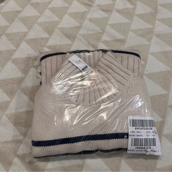 J crew Cotton turtleneck sweater in stripe - Picture 6 of 6